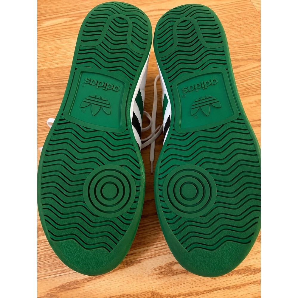 Adidas Ilie Nastase 519076 White Green Leather Tennis Shoes Men's 11 Rare 2007 - Picture 6 of 6